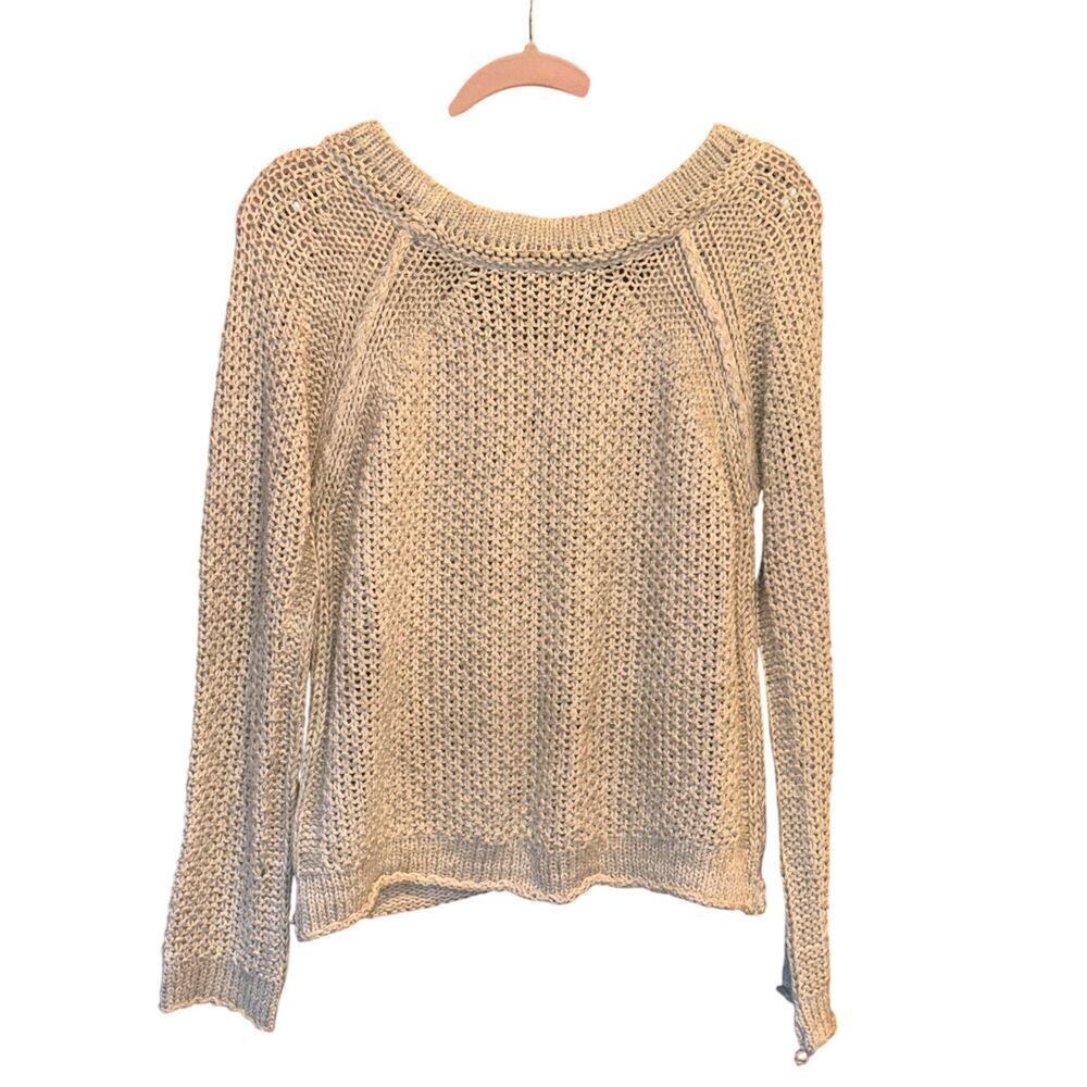 Free People Women's Crew Neck Knit Sweater Size S - Picture 2 of 9